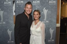 Clare Bowen and Brandon Robert Young attend the 11th Annual ACM Honors at the Ryman Auditorium