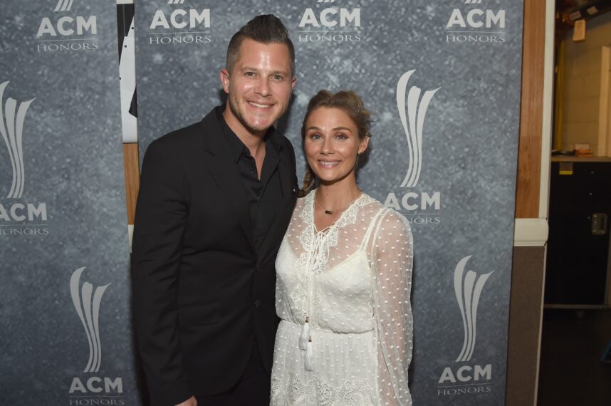 Clare Bowen and Brandon Robert Young attend the 11th Annual ACM Honors at the Ryman Auditorium