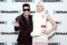 Corey Feldman and Courtney Feldman visit SiriusXM at SiriusXM Studios on January 12, 2023 in New York City