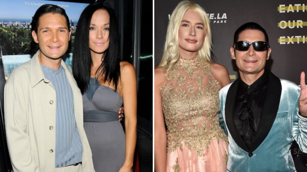 Actor Corey Feldman (L) and wife Susie Feldman arrive at the Los Angeles screening of Anchor Bay Entertainments' 'Spread”, Courtney Feldman and Corey Feldman attend the world premiere of 'Eating Our Way To Extinction' 