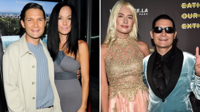 Actor Corey Feldman (L) and wife Susie Feldman arrive at the Los Angeles screening of Anchor Bay Entertainments' "Spread”, Courtney Feldman and Corey Feldman attend the world premiere of "Eating Our Way To Extinction" 