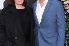 Dagmara Dominczyk and Patrick Wilson attend 'The Picture Of Dorian Gray' Opening Night at The Music Box Theatre on March 27, 2025 in New York City.