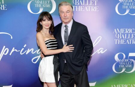 Hilaria Baldwin and Alec Baldwin attend the 2025 American Ballet Theatre Spring Gala at Cipriani South Street on May 28, 2025 in New York City