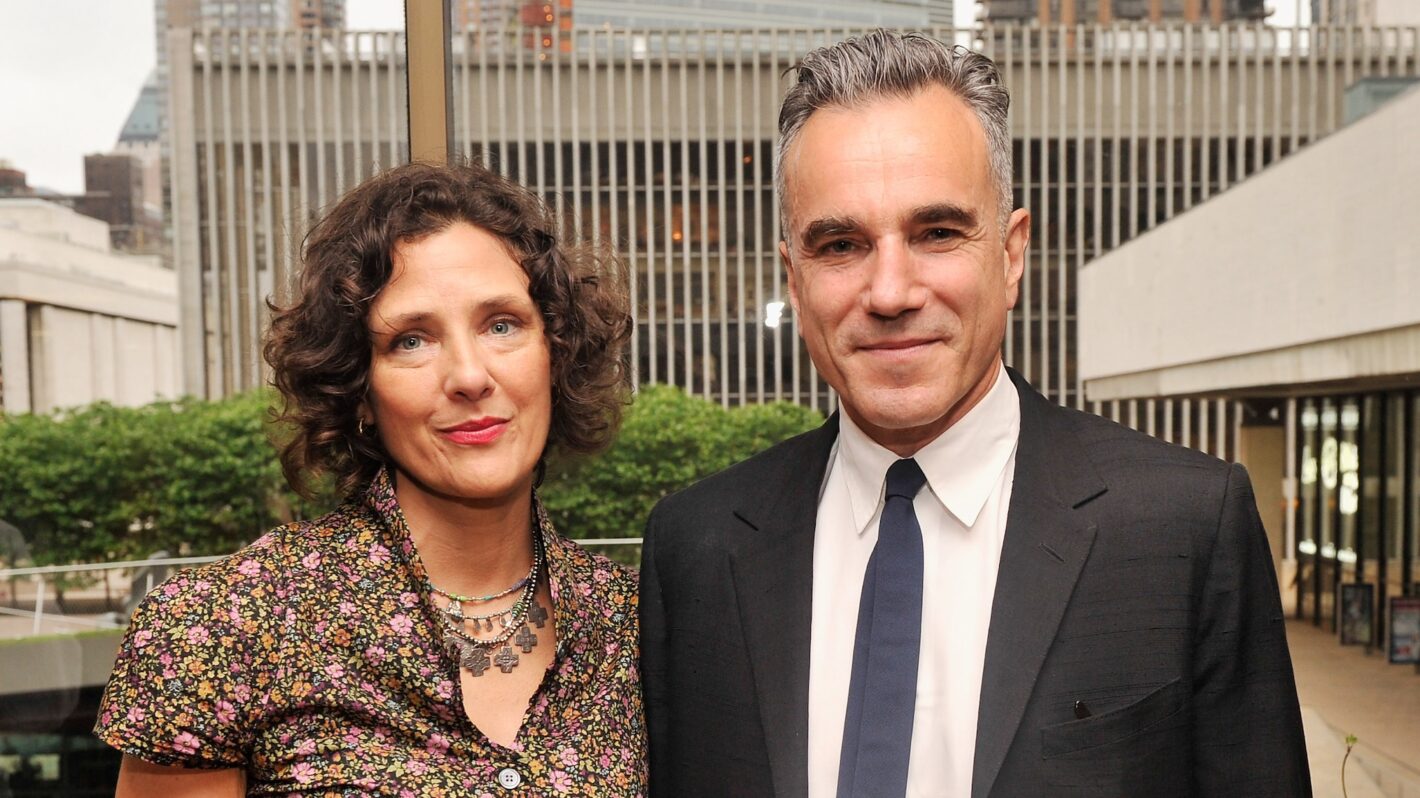 Rebecca Miller and Daniel Day-Lewis at Juilliard's 108th Commencement Ceremony at Lincoln Center on May 24, 2013 in New York City.