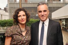 Rebecca Miller and Daniel Day-Lewis at Juilliard's 108th Commencement Ceremony at Lincoln Center on May 24, 2013 in New York City.