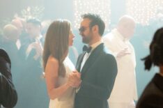 Margarita Levieva and Charlie Cox in 'Daredevil: Born Again' Season 2