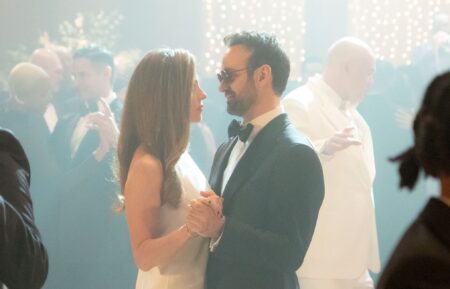 Margarita Levieva and Charlie Cox in 'Daredevil: Born Again' Season 2