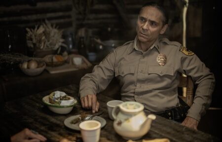 Zahn McClarnon as Leaphorn in 'Dark Winds' Season 3