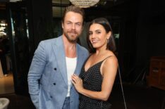 Derek Hough and Hayley Hough attend the MPTF NextGen Annual Summer Party fundraiser at The Aster on June 22, 2025 in Los Angeles, California. MPTF NextGen Summer Party is sponsored by Delta Air Lines, Waymo, CNB, Lilac Grove Entertainment and FECU.