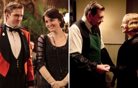 Dan Stevens, Michelle Dockery as Matthew and Mary in 'Downton Abbey' Season 2; Brendan Coyle, Joanne Froggatt as Bates and Anna in 'Downton Abbey'