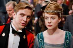 Dan Stevens as Matthew Crawley and Zoe Boyle as Lavinia Swire in 'Downton Abbey' Season 2