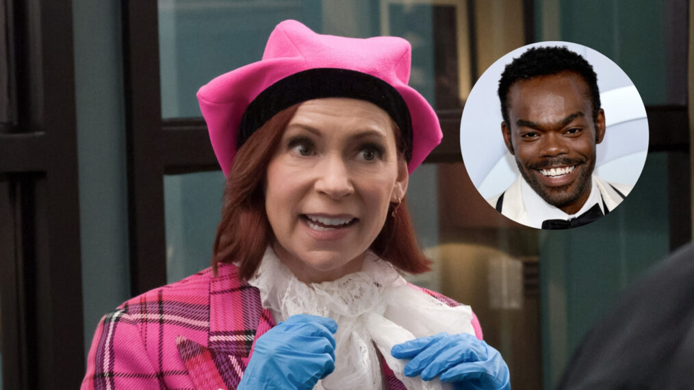 Carrie Preston in 'Elsbeth' Season 3 Episode 1; William Jackson Harper