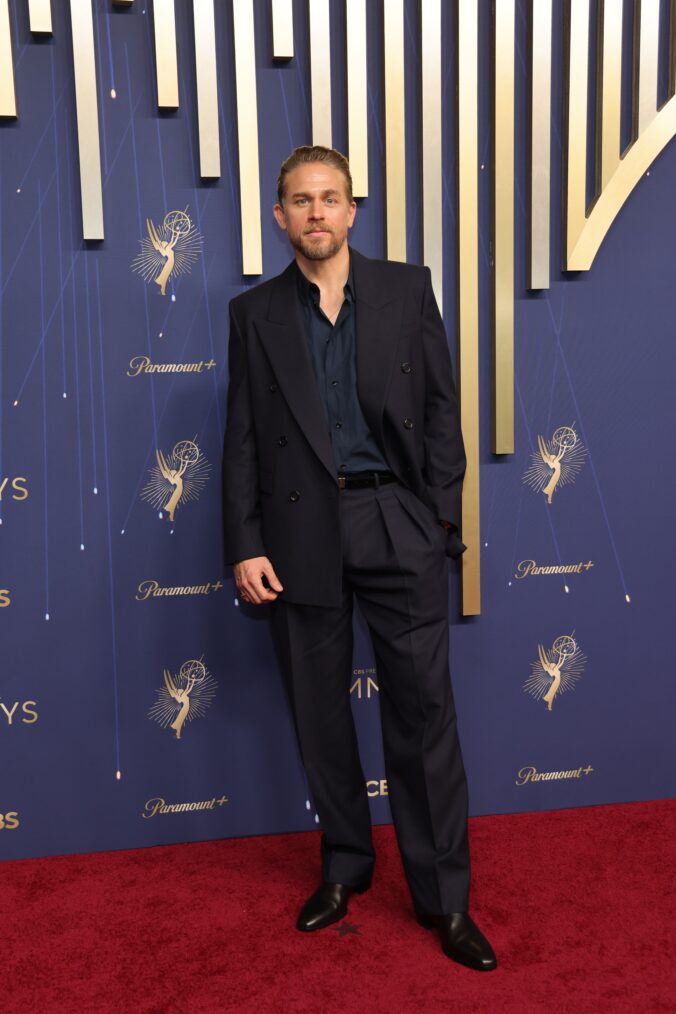 Charlie Hunnam at the 2025 Emmys