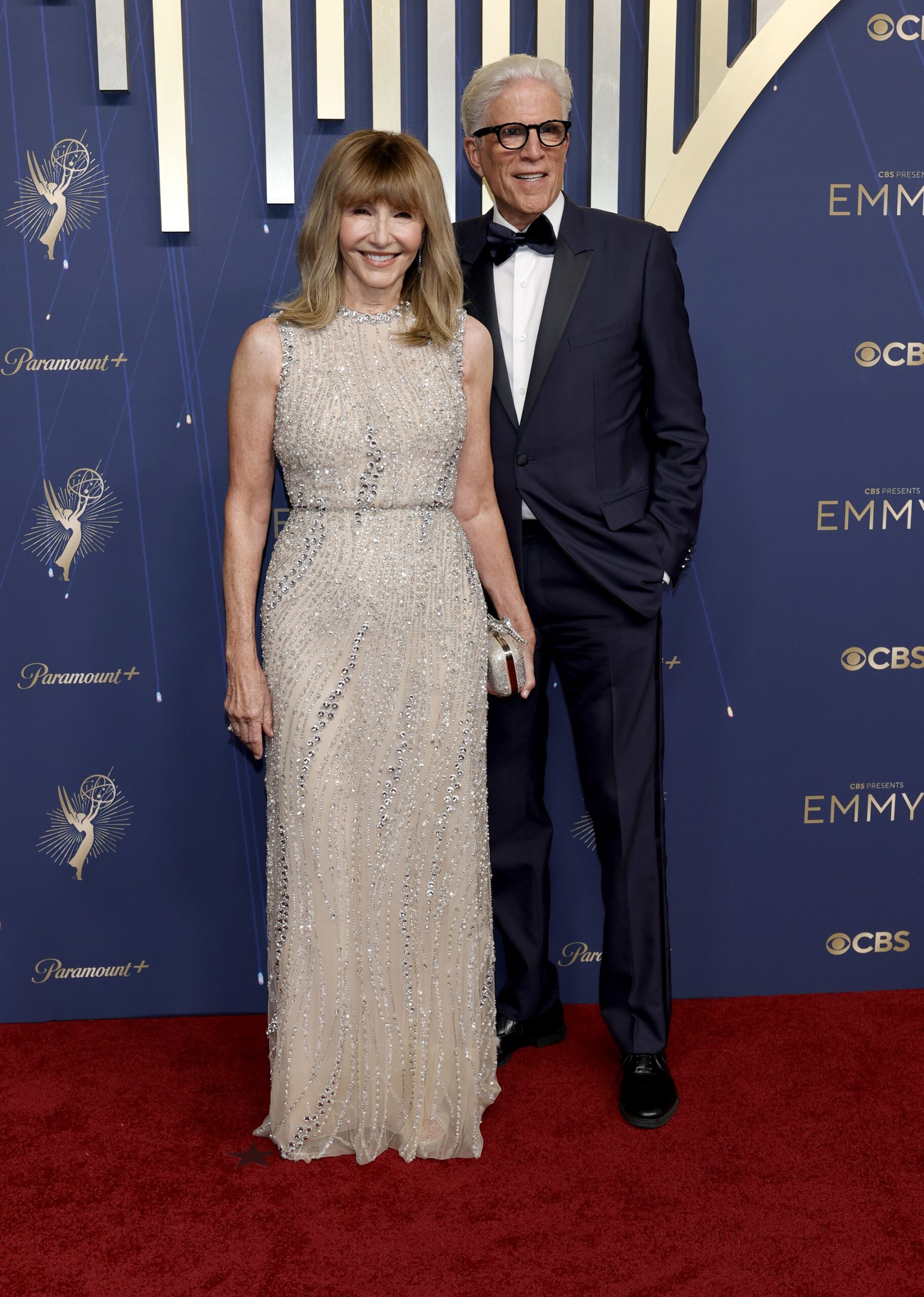 Mary Steenburgen and Ted Danson at the 2025 Emmys