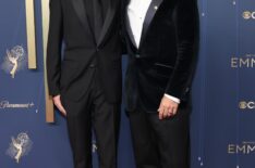 Henry and Colin Farrell at the 2025 Emmys