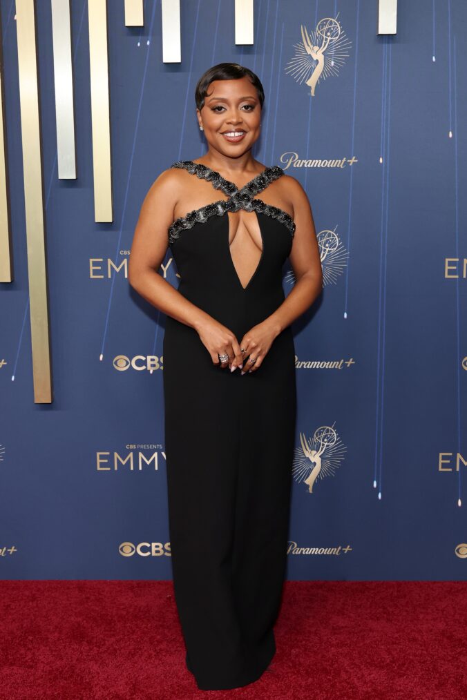 Quinta Brunson at the 2025 Emmys