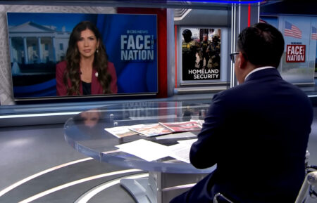Ed O'Keefe interviewing Kristi Noem on 'Face the Nation'