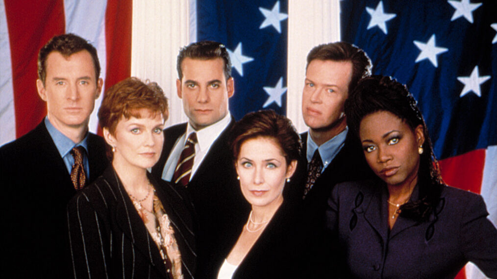 John Slattery, Blair Brown, Adrian Pasdar, Grace Phillips, Dylan Baker, and Regina Taylor of ‘Feds’