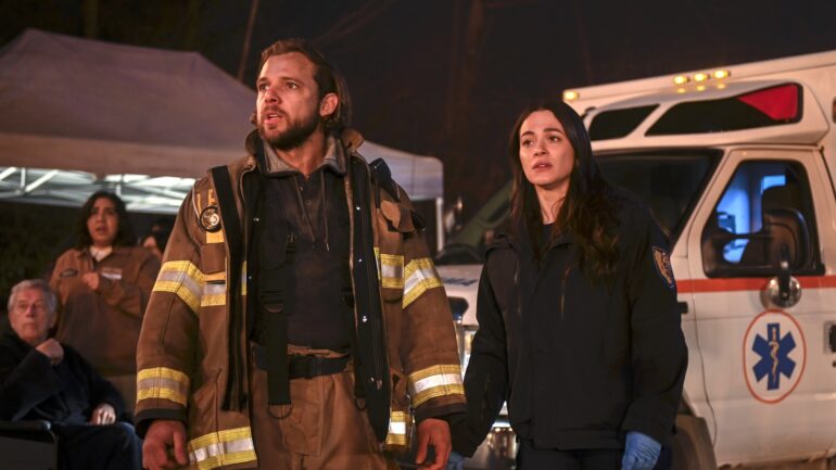 Max Thieriot as Bode Leone and Stephanie Arcila as Gabriela Perez — 'Fire Country' Season 3 Finale 