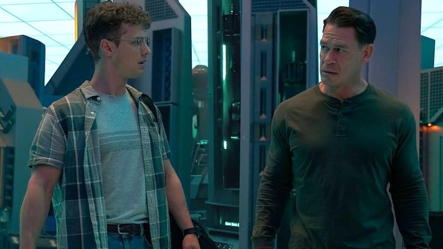 Freddie Stroma and John Cena in Peacemaker Season 2