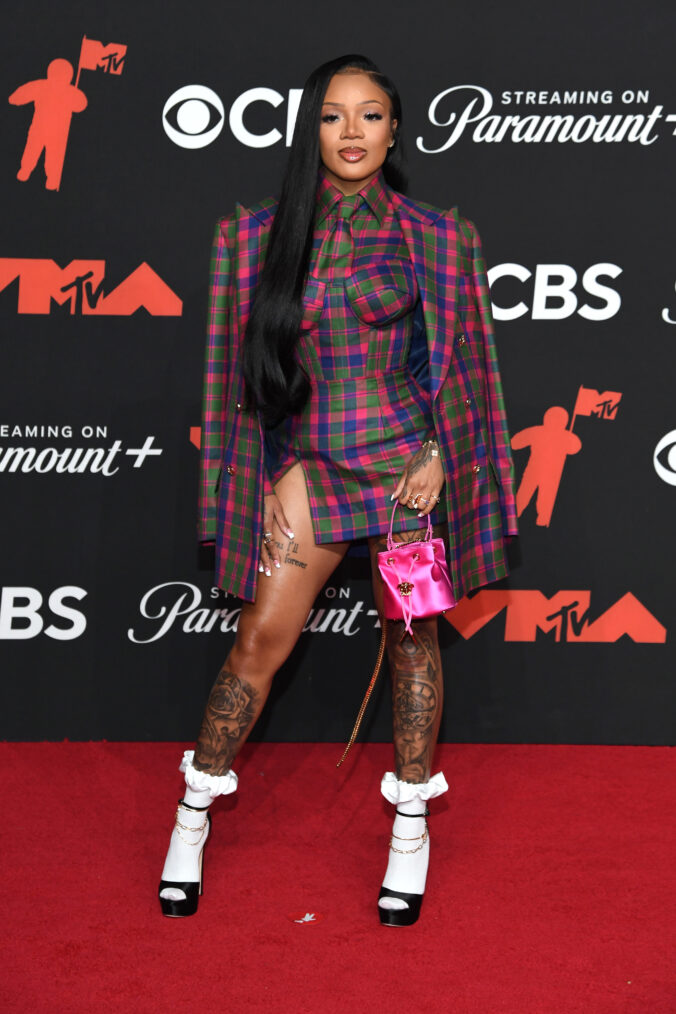 GloRilla attends the 2025 MTV Video Music Awards at UBS Arena on September 07, 2025 in Elmont, New York