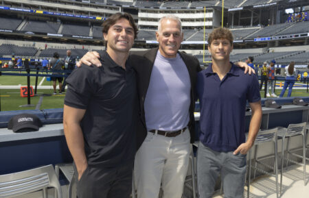 Mel Owens with Sons Lucas and Andre Owens
