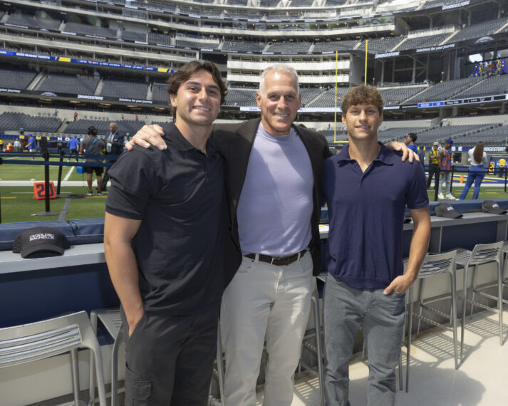 Mel Owens with sons Andre and Lucas