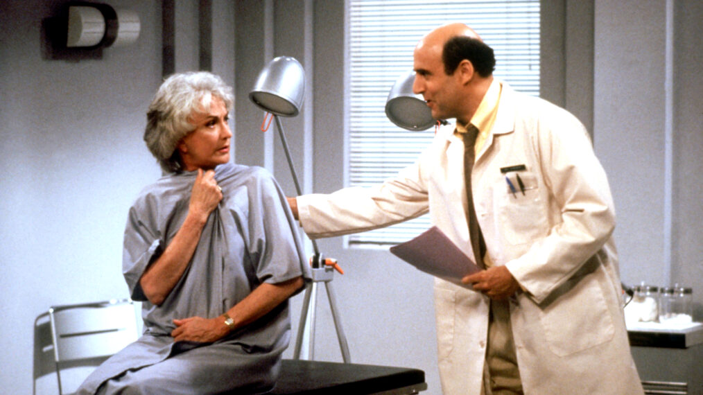 THE GOLDEN GIRLS, Bea Arthur, Jeffrey Tambor, 'Sick and Tired, Part 1', (Season 5, epis. #501, aired September 23, 1989) 1985-92