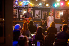 NASHVILLE, Sam Palladio, Clare Bowen in 'Leap of Faith',