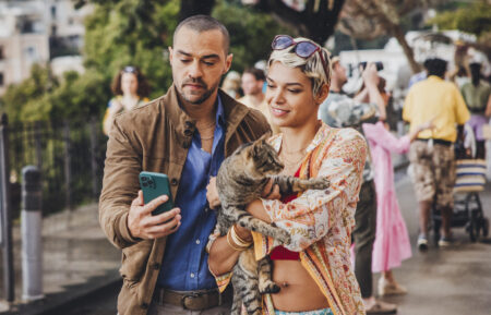 Jesse Williams and Jordan Alexandra in 'Hotel Costiera' Season 1 Episode 2