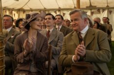 Elizabeth McGovern and Hugh Bonneville as Cora and Robert Grantham in 'Downton Abbey: The Grand Finale'