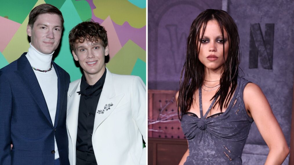 Hunter Doohan and Fielder Jewett (L), Jenna Ortega (R)