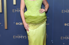 Isa Briones attends the 77th Primetime Emmy Awards at Peacock Theater on September 14, 2025