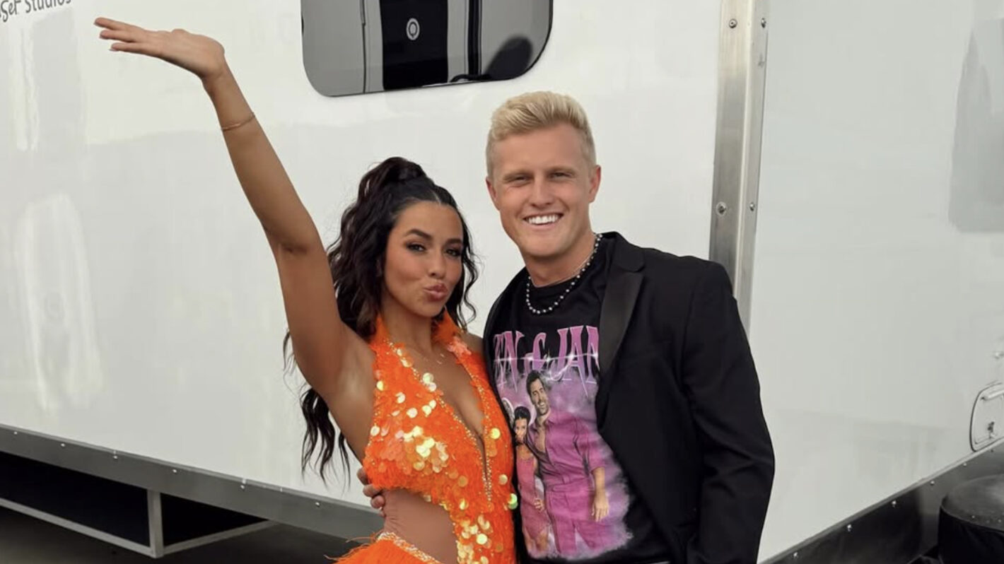 Jen and Zac Affleck on the set of 'Dancing With the Stars'