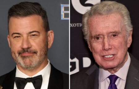 Jimmy Kimmel and Regis Philbin
