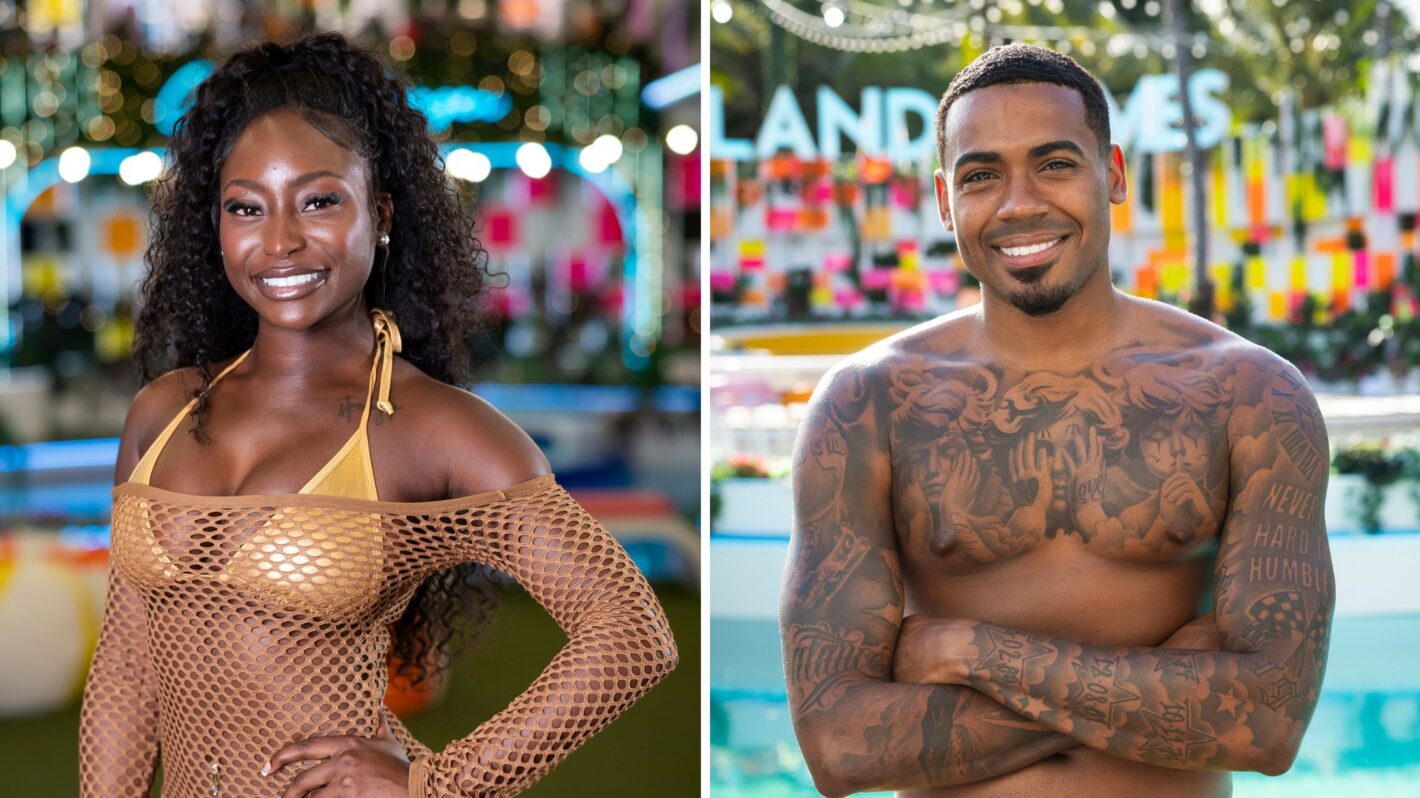 kay kay and tyrique in love island games season 2