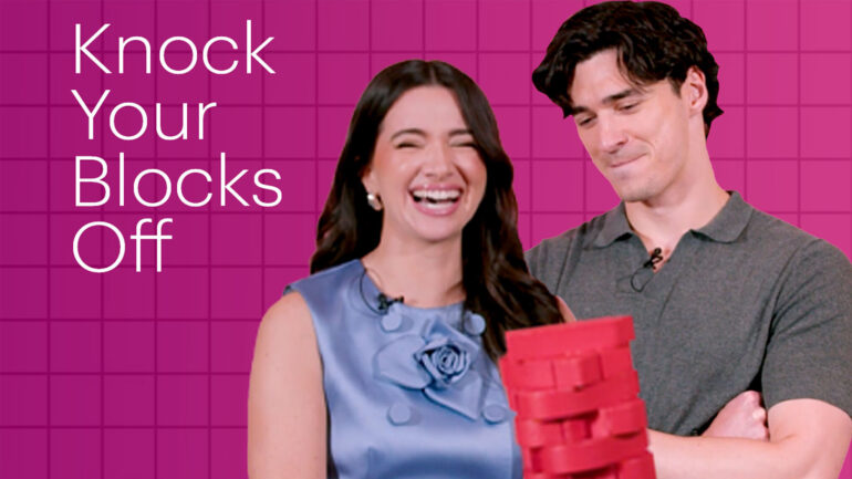 Katie Stevens and Lachlan Quarmby