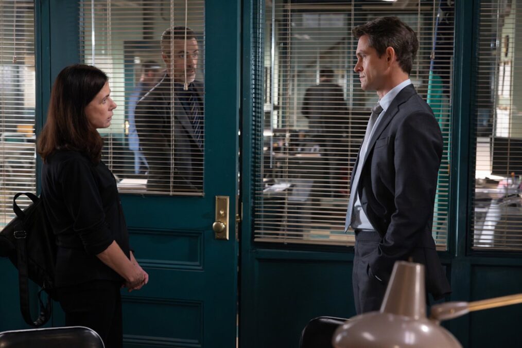 Maura Tierney as Lieutenant Jessica Brady, Hugh Dancy as A.D.A. Nolan Price — 'Law & Order' Season 25 Premiere 