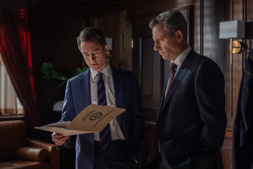 Hugh Dancy as A.D.A. Nolan Price, Tony Goldwyn as District Attorney Nicholas Baxter — 'Law & Order' Season 25 Premiere 