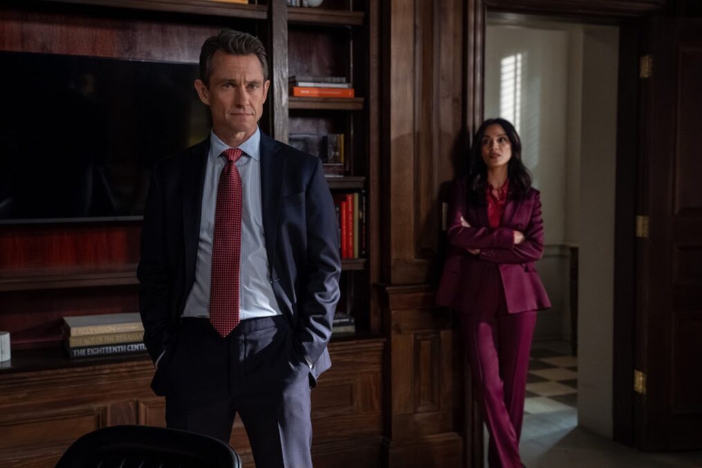 Hugh Dancy as A.D.A. Nolan Price, Odelya Halevi as A.D.A. Samantha Maroun — 'Law & Order' Season 25 Premiere 