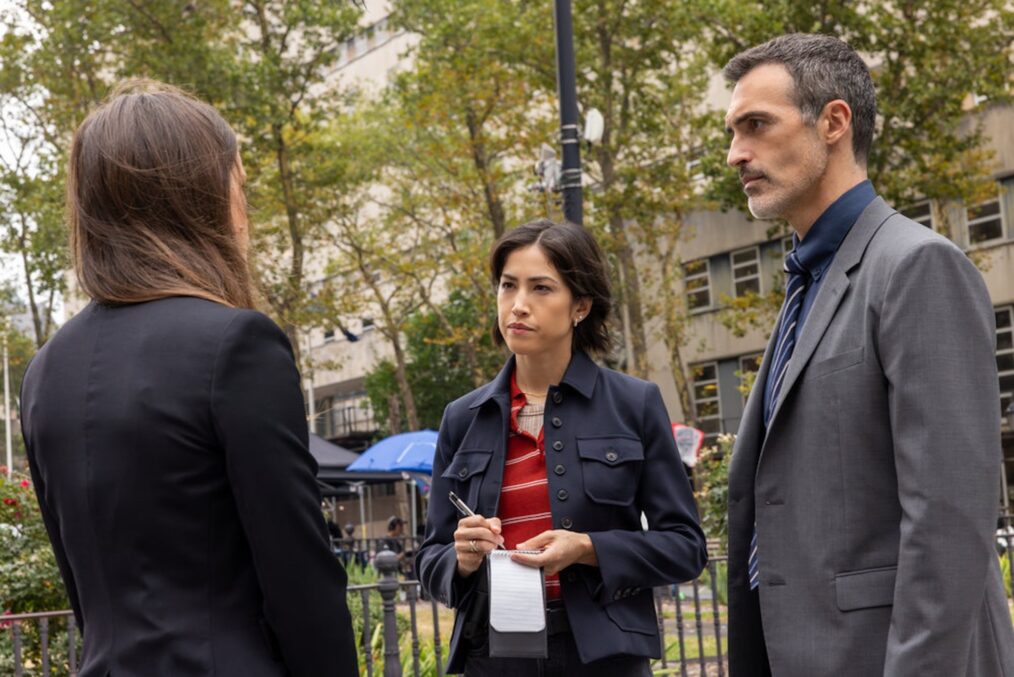 Connie Shi as Detective Violet Yee, Reid Scott as Detective Vincent Riley — 'Law & Order' Season 25 Premiere 
