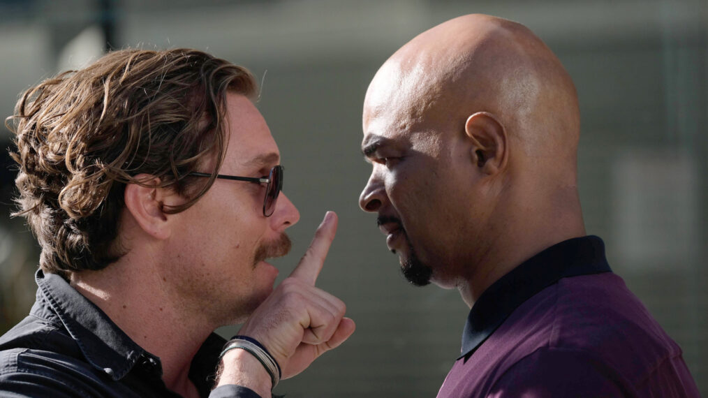Clayne Crawford and Damon Wayans in TV's 'Lethal Weapon'