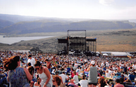 Lilith Fair stage at The Gorge Amphitheatre at Grant County, Washington
