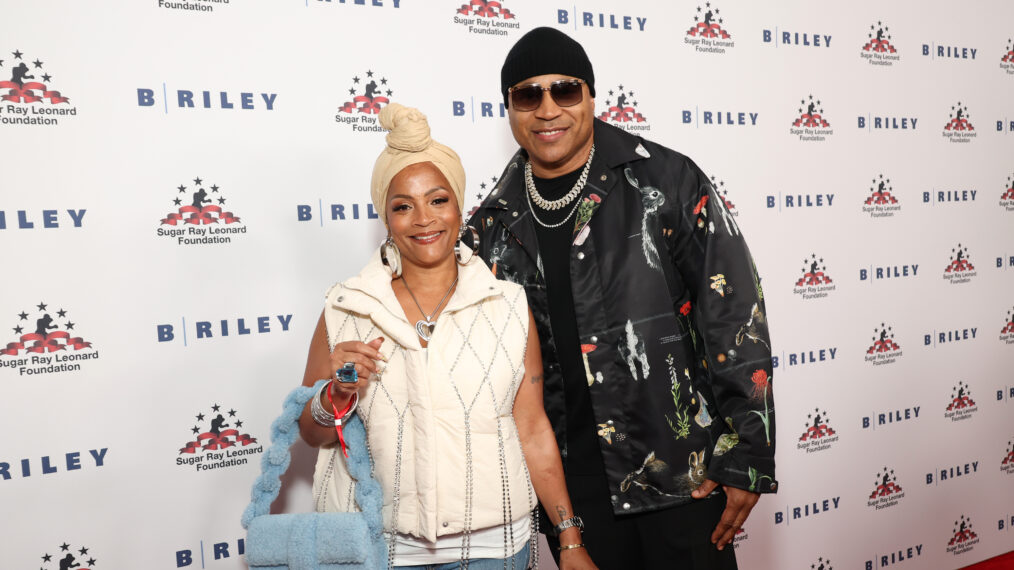 Simone Smith and LL Cool J attend the 12th Annual Sugar Ray Leonard Foundation 'Big Fighters, Big Cause' Charity Boxing Night