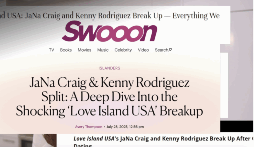 Swooon on Love Island; Beyond the Villa