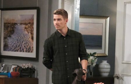Lucas Adams on the 'Days of Our Lives' set