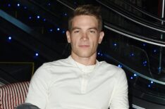 Lucas Adams attends the Day of Days 2023 fan event at Peacock Place at LA Live in Los Angeles, California on October 21, 2023