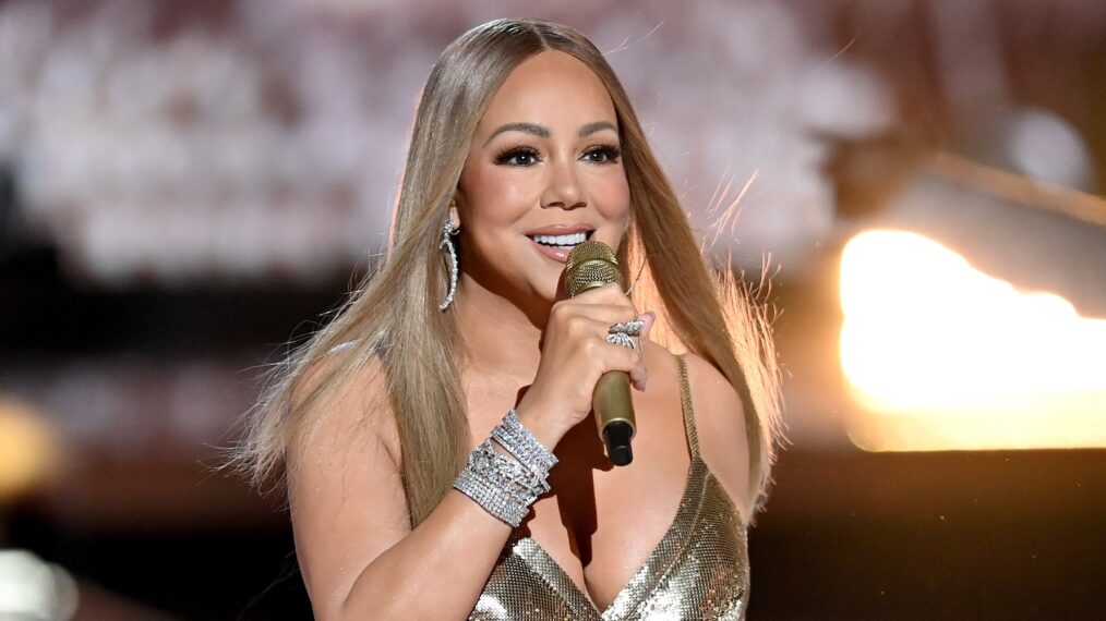Mariah Carey performs onstage during the 2025 BET Awards at Peacock Theater on June 09, 2025 in Los Angeles, California.