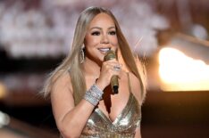 Mariah Carey performs onstage during the 2025 BET Awards at Peacock Theater on June 09, 2025 in Los Angeles, California.