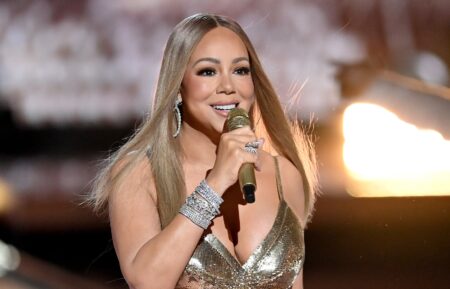 Mariah Carey performs onstage during the 2025 BET Awards at Peacock Theater on June 09, 2025 in Los Angeles, California.